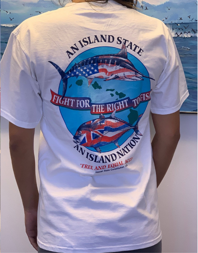 "Fight for the Right to Fish" Short Sleeve T-Shirt (No Pocket) HURRY: LIMITED SUPPLY